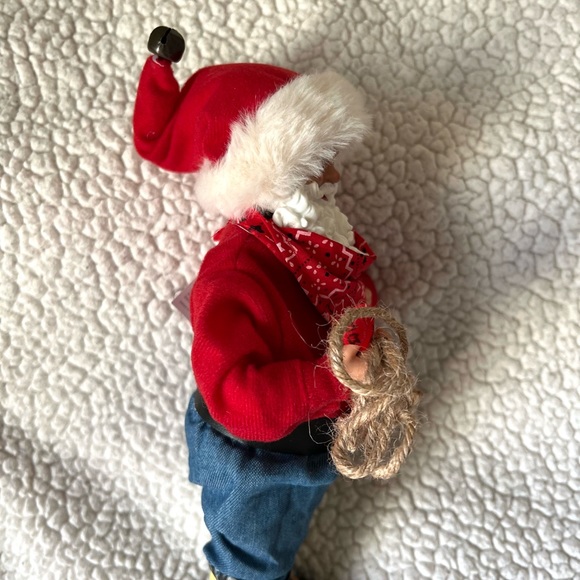 NWT 10.5 inch Cowboy Santa Clause - Picture 3 of 9